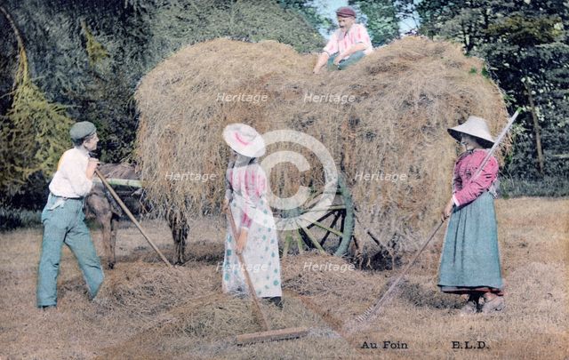 'With the Hay', c1900. Artist: Unknown