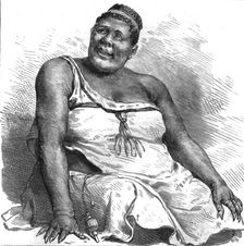 'With the Joint Commissionin Swaziland; The Queen of the Swazies, drawn from life 1890. Creator: Unknown