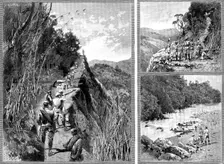 With the Lushai Expedition, 1890. Creator: R. Taylor