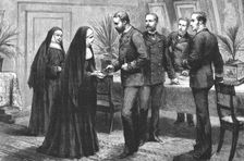 'With the Mediterranean Squadron - A Visit of The Sisters of the Poor to a Man of War 1891. Creator: Unknown