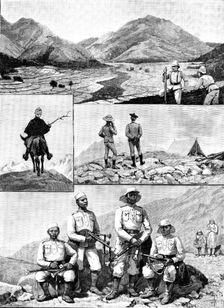 With the Niti Field Force: sketches on the road to the Thibet Frontier, 1890. Creator: R. Taylor
