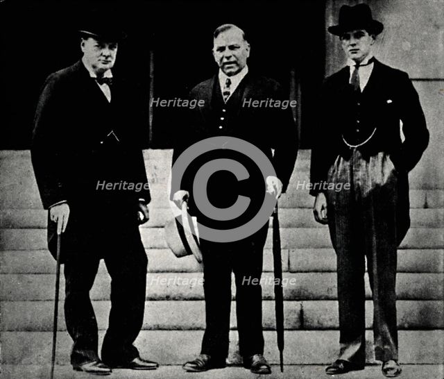 'With the Prime Minister of Canada', 1929, (1945). Creator: Unknown.