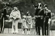 With the Royal Bodyguard 1930s, (1947). Creator: Unknown