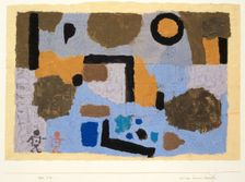 With the two lost ones, 1938. Creator: Paul Klee