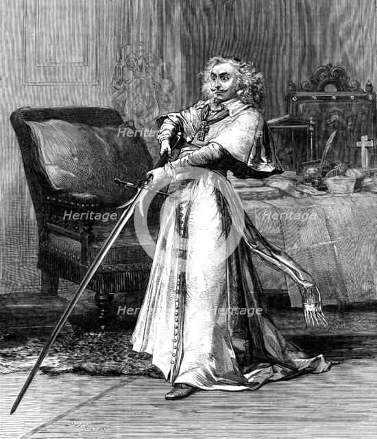 "With this I...did hand to hand engage the stalworth Englishers", scene from "Richelieu", 1873. Creator: Unknown.