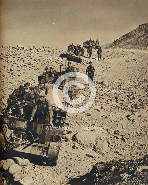 'With Anderson's Men in Tunisia', 1943. Artist: Unknown.