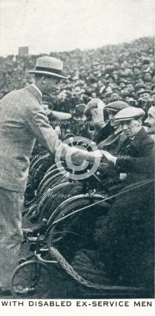 'With Disabled Ex-Service Men', 1922 (1937). Artist: Unknown.