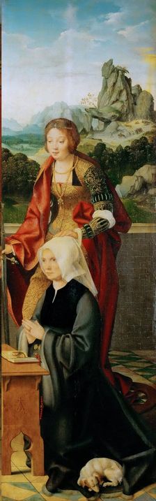 with Donor (Winged Altar, right panel)