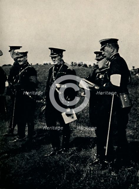 'With General French at Army Manoeuvres, 1912', (1945). Creator: Unknown.