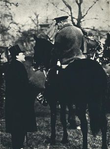 With King George V at Military Exercises 1913, (1945). Creator: Unknown