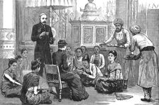 With Lord Dufferin in Burma - Lady Dufferin Receives the Burmese Ladies 1886. Creator: Unknown