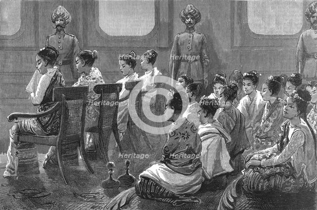 'With Lord Dufferin in Burma - Reception of the Viceroy and Lady Dufferin', 1886. Creator: Unknown.