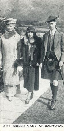 With Queen Mary at Balmoral 1924 (1937) Creator: Unknown