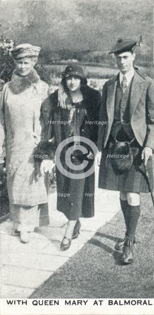 'With Queen Mary at Balmoral', 1924 (1937) Creator: Unknown.