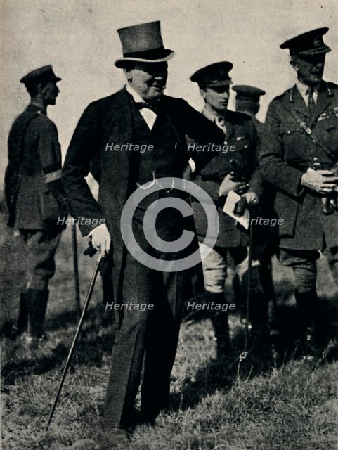 'With Sir Henry Wilson on the Rhine', 1919, (1945).  Creator: Unknown.