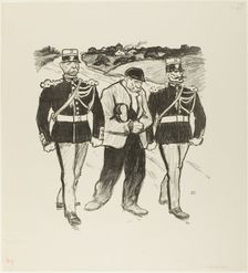 Without a Cent, March 1894. Creator: Theophile Alexandre Steinlen
