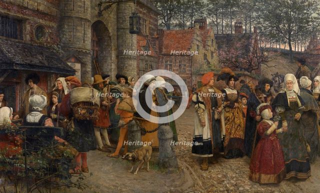 Within the Walls of Antwerp in 1550, (1901). Creator: Karel Boom.