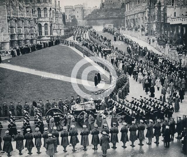 'Within the walls of historic Windsor Castle', 1936. Artist: Unknown.