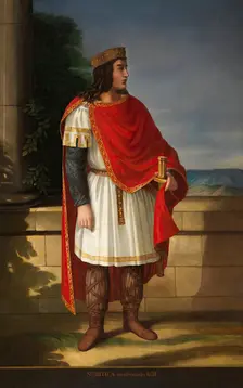 Witiza, Visigothic king, c1853. Creator: Manuel Iglesias Dominguez