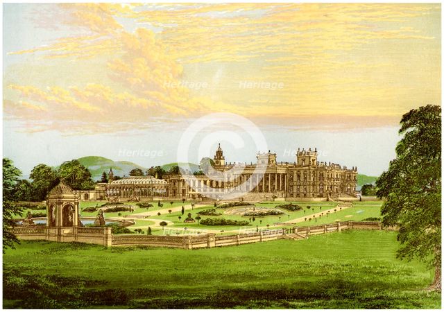 Witley Court, Worcestershire, home of the Earl of Dudley, c1880. Artist: Unknown