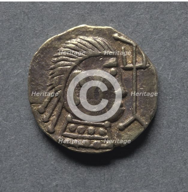 Witmen Tremissis (obverse), early 600s. Creator: Unknown.