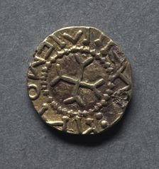 Witmen Tremissis (reverse), early 600s. Creator: Unknown