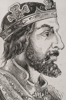 Wittiza (died 710/711), Visigothic King of Hispania from 694 until his death..., 1853. Creator: Unknown