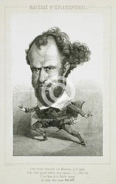 Wicart, 1856. Creator: Félicien Rops.