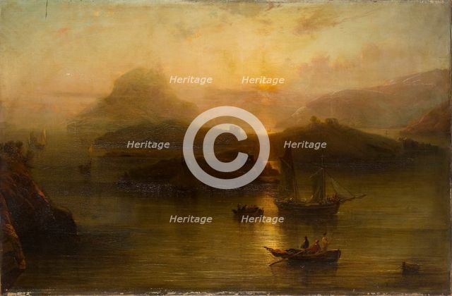 'Wicklow Head and Blackrock Castle', 1827-1883. Creator: Alfred Clint.
