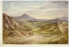 Wicklow Hills, 1843. Creator: Elizabeth Murray