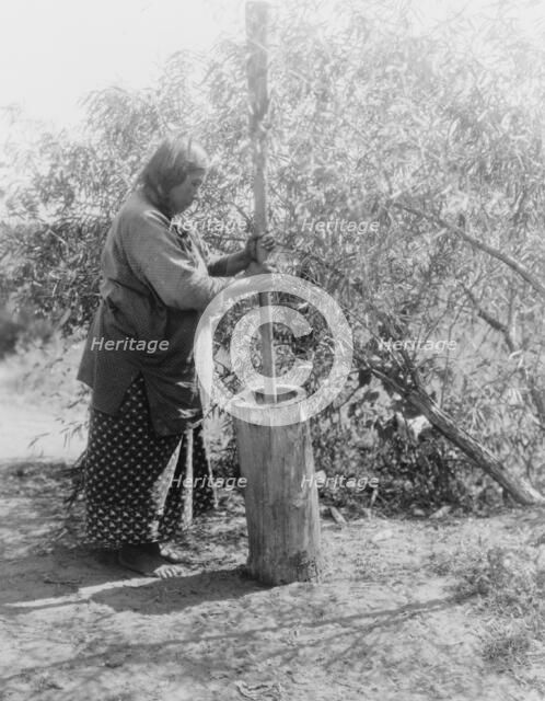 Wichita mortar, c1927. Creator: Edward Sheriff Curtis.