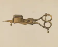 Wick Trimmer, c. 1936. Creator: Samuel O. Klein