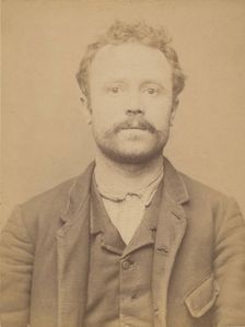 Widcoq. Alfred, François, Adolphe. 32 ans, né à Fressenneville (Somme). Mécanicien. Anarch..., 1894. Creator: Alphonse Bertillon