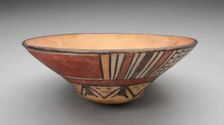 Wide Bowl with Geomeric Motifs, 180 B.C./A.D. 500. Creator: Unknown