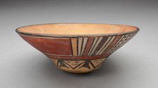 Wide Bowl with Geomeric Motifs, 180 B.C./A.D. 500. Creator: Unknown