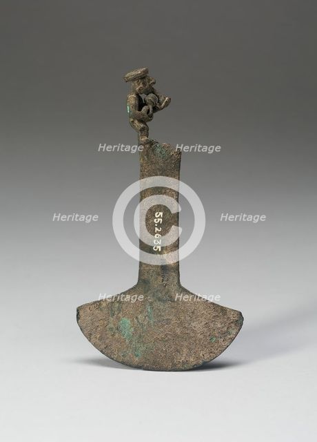 Wide-Blade Knife with Two Musicians on Top [One Figure Missing], A.D. 1440/1540. Creator: Unknown.