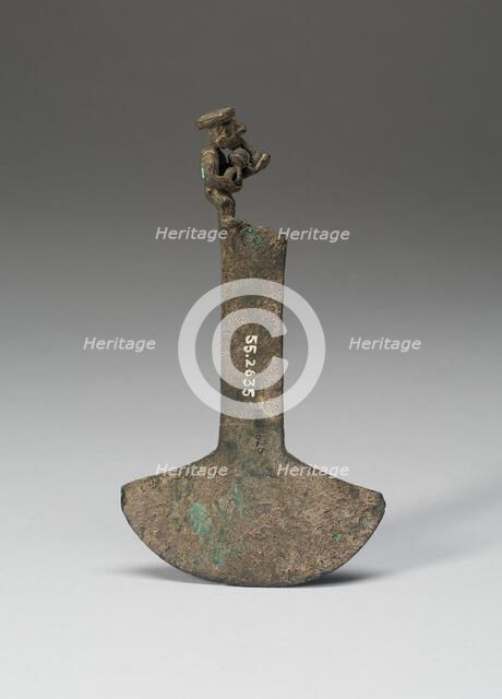 Wide-Blade Knife with Two Musicians on Top [One Figure Missing], A.D. 1440/1540. Creator: Unknown.