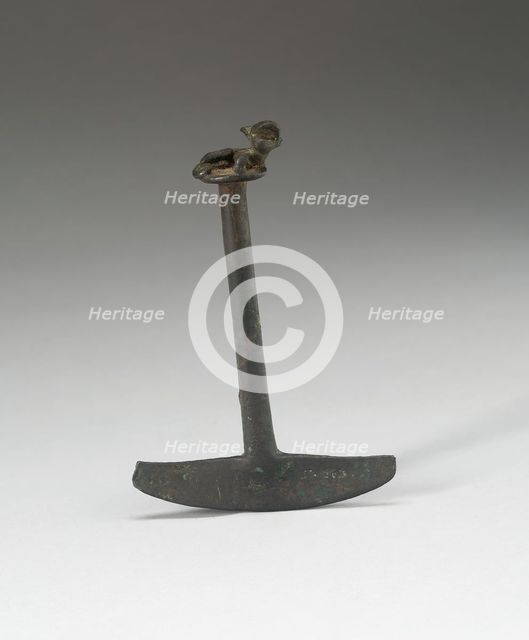 Wide-Blade Knifew with Reclining Animal on Top, A.D. 1440/1540. Creator: Unknown.