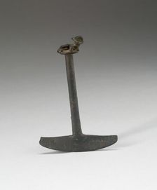 Wide-Blade Knifew with Reclining Animal on Top, A.D. 1440/1540. Creator: Unknown