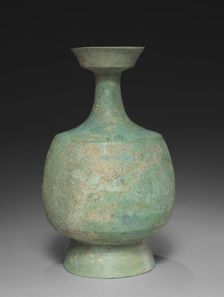 Wide-Mouthed Bottle, 1100s. Creator: Unknown