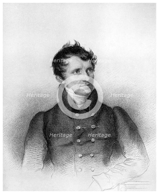 Wide open spaces: James Fenimore Cooper, American author, 19th century (1956). Artist: Unknown