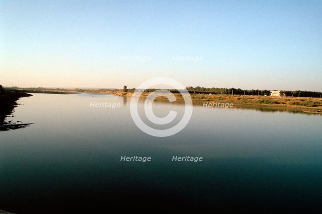 Wide River Tigris, Mosul, Iraq. Creator: Vivienne Sharp.