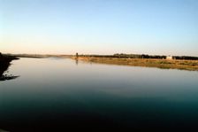 Wide River Tigris, Mosul, Iraq. Creator: Vivienne Sharp