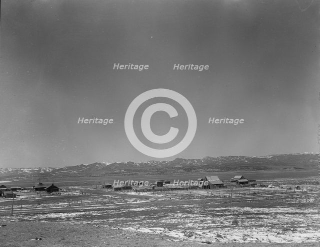 Widtsoe Valley purchase area, Utah, 1936. Creator: Dorothea Lange.