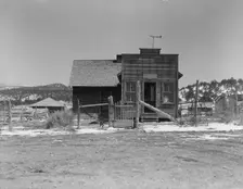 Widtsoe post office, Utah, 1936. Creator: Dorothea Lange
