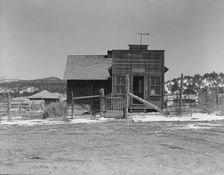 Widtsoe post office, Utah, 1936. Creator: Dorothea Lange