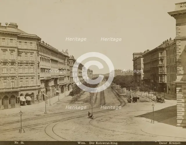 Wien. Der Kolowrat Ring, late 19th century. Creator: Oscar Kramer.