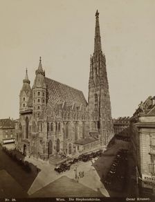 Wien. Die Stephanskirche, late 19th century. Creator: Oscar Kramer