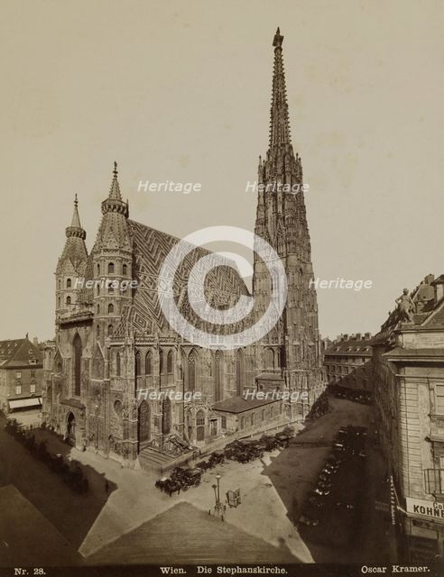 Wien. Die Stephanskirche, late 19th century. Creator: Oscar Kramer.