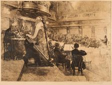 Wiener Philharmoniker, 1926. Creator: Schmutzer, Ferdinand (1870-1928)